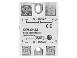 Relé de Estado Sólido Monofásico Ssr 60aa 60a 80 250vac