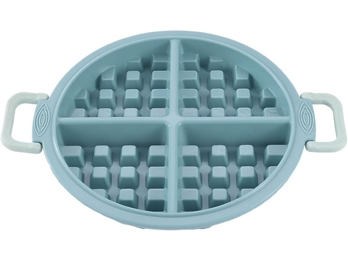 Molde De Silicona Para Gofres - 4 Cavidades - Azul