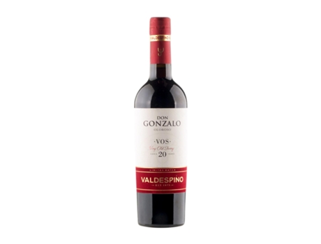 Vinho doce VALDESPINO Don Gonzalo Oloroso V.O.S. Palomino Fino Jerez-Xérès-Sherry Garrafa Medium (0.5 L - 1 Unidade)