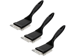 Escova Para Grelha Nirvana Pieces, Metal E Aço Inoxidável, Ideal Para Grelhas A Carvão, Elétricas E A Gás PENGDSJE (preta)