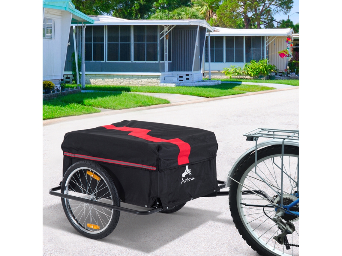Carrinho de transporte de bicicleta, reboque de carga, preto, novo Liptaptyn
