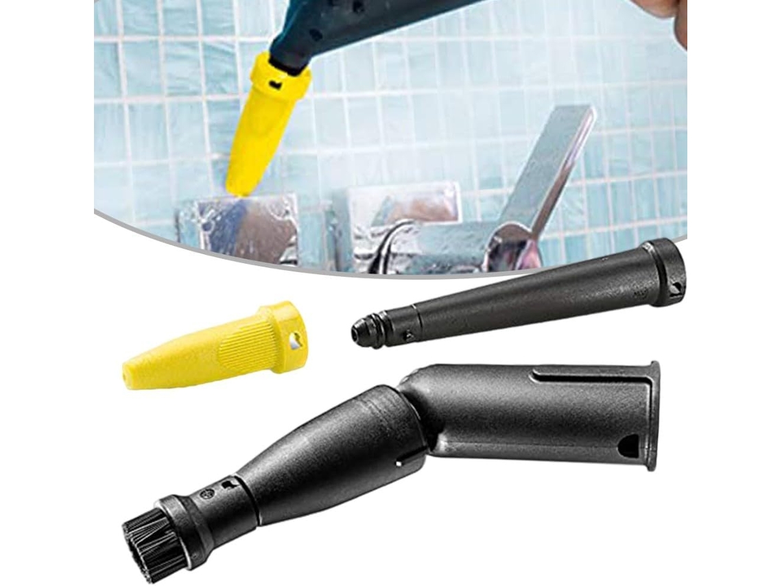 Richvibe - Conjunto De Escova E Bico Turbo A Vapor Elétrico Sc1-7,