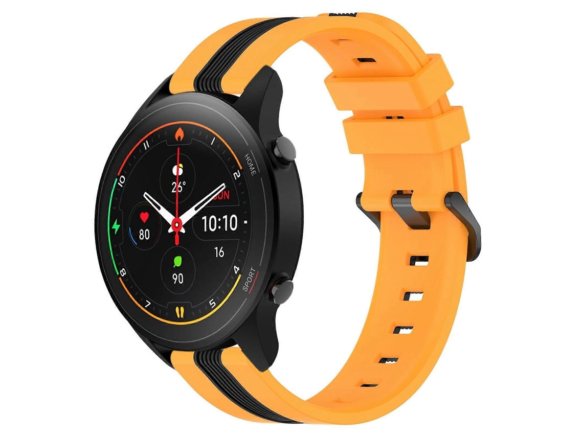 Pulseira De Silicone Bicolor Vertical De 22 Mm Para Xiaomi Mi Watch S1 Pro