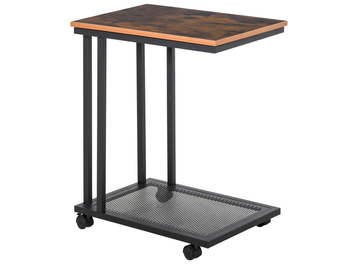 Mesa auxiliar com rodas LAMAISON, 51x36x65cm
