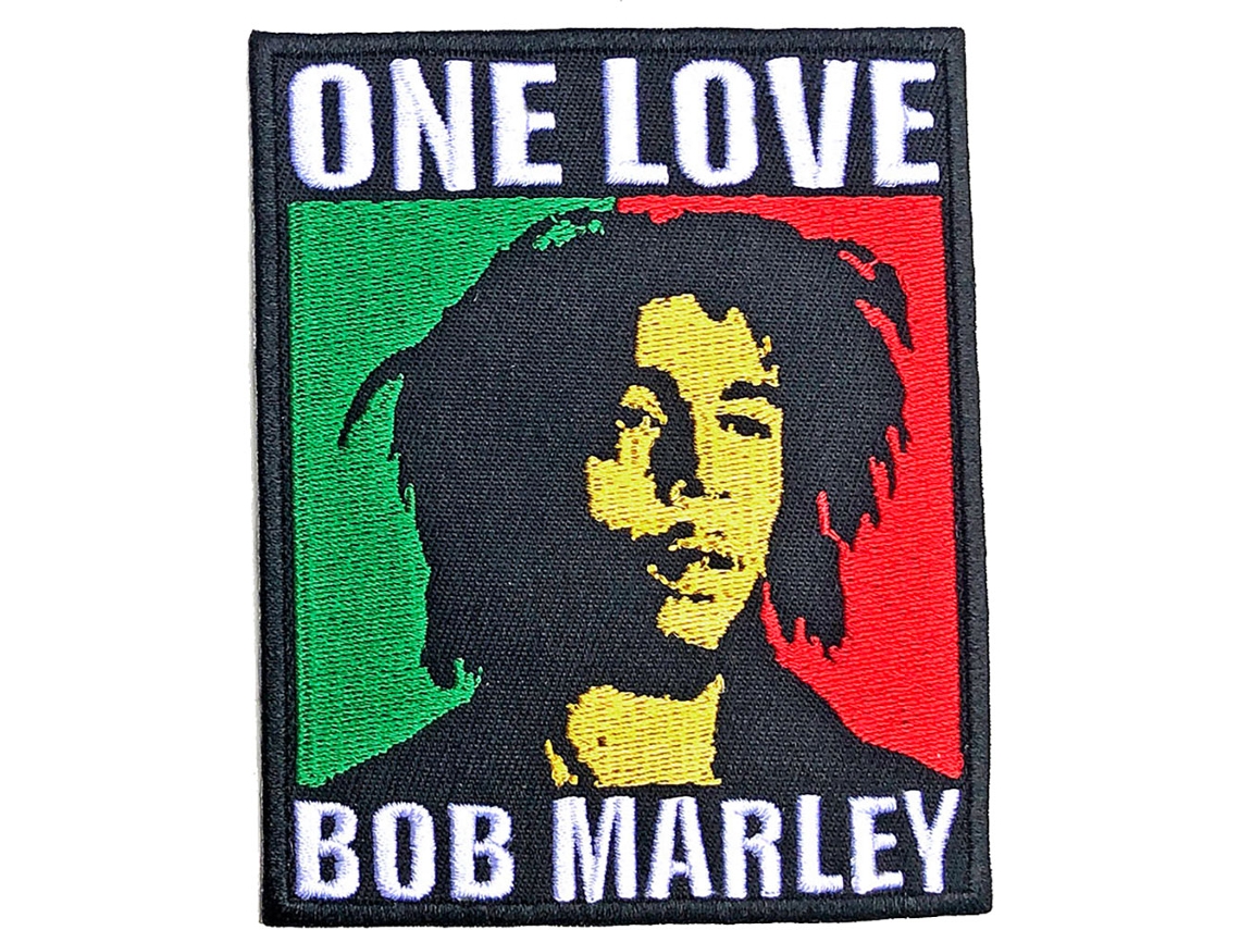 Emblema de Coser ROCK OFF Bob Marley One Love
