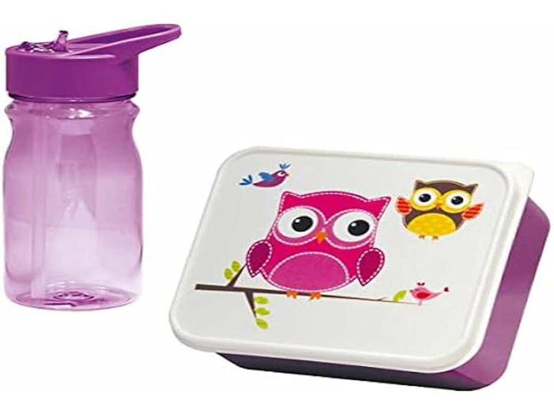 Lurelia Kit De Lancheira Infantil, Cor Rosa, Para Escola