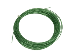 Linha de raquete de tênis nylon titânio elástica 12.2m 1.30mm resistente à desgaste, verde S/MARCA