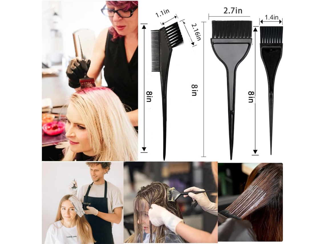 Kit De Coloração De Cabelo, 22pcs Ferramentas Reutilizáveis ​​para Tingir O Cabelo Cuich