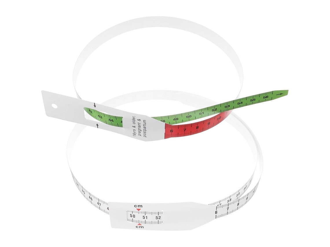 Lurelia Fita Para Bebé Para Bebé Flexível Retrátil 2 Peças 70cm Plástico Para Medição De Cabeça, Tórax E Cintura