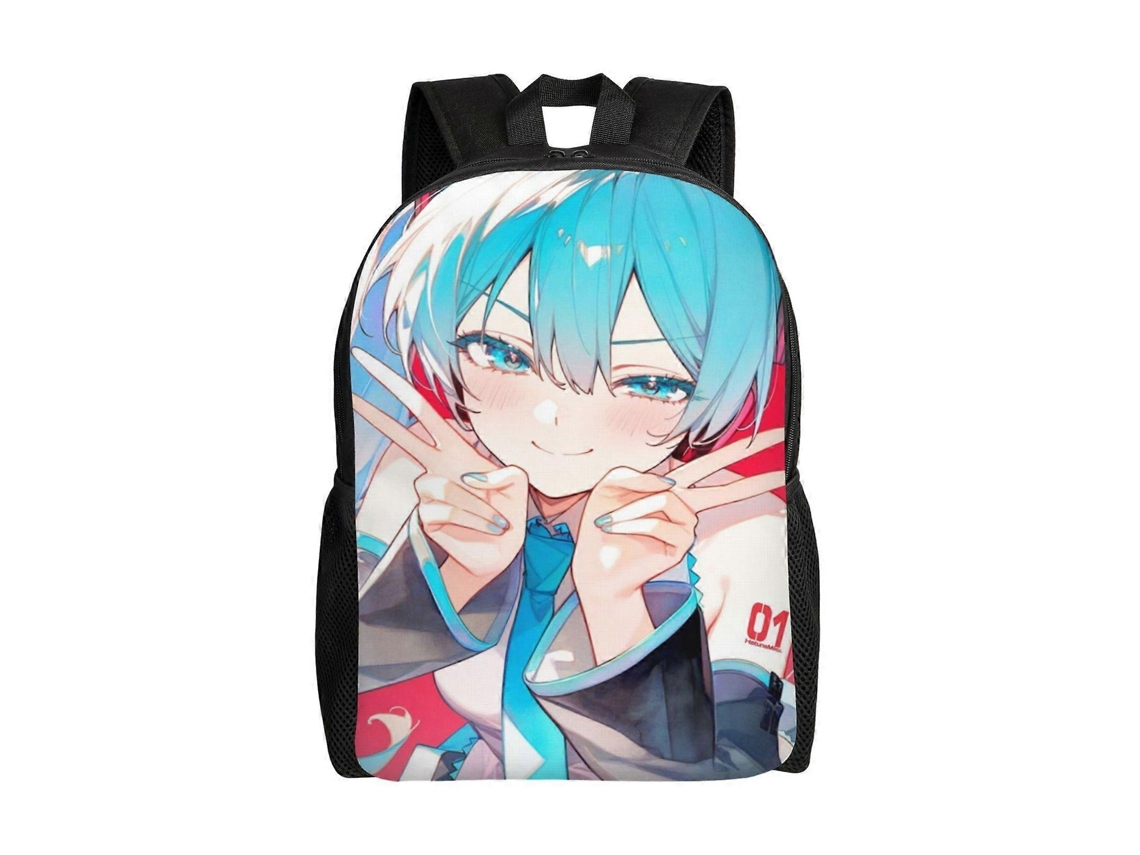 Mochila Hatsune Miku R423 Para Escola E Trabalho, Leve E Impermeável, Mochila Estilosa Para Estudantes E Adultos H423