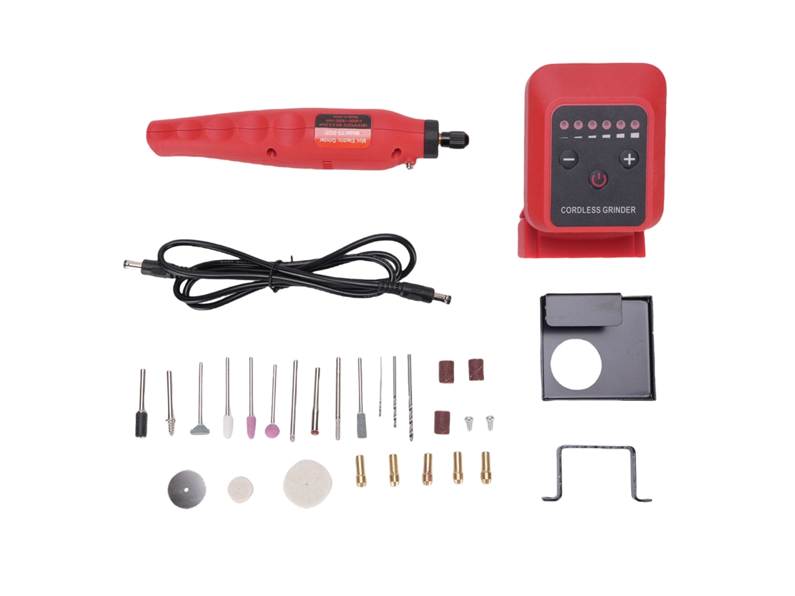 Laxiscreed Mini Esmerilhadeira Elétrica A Bateria 20v, Sem Fio, 6 Velocidades Compatível Com Baterias Milwaukee