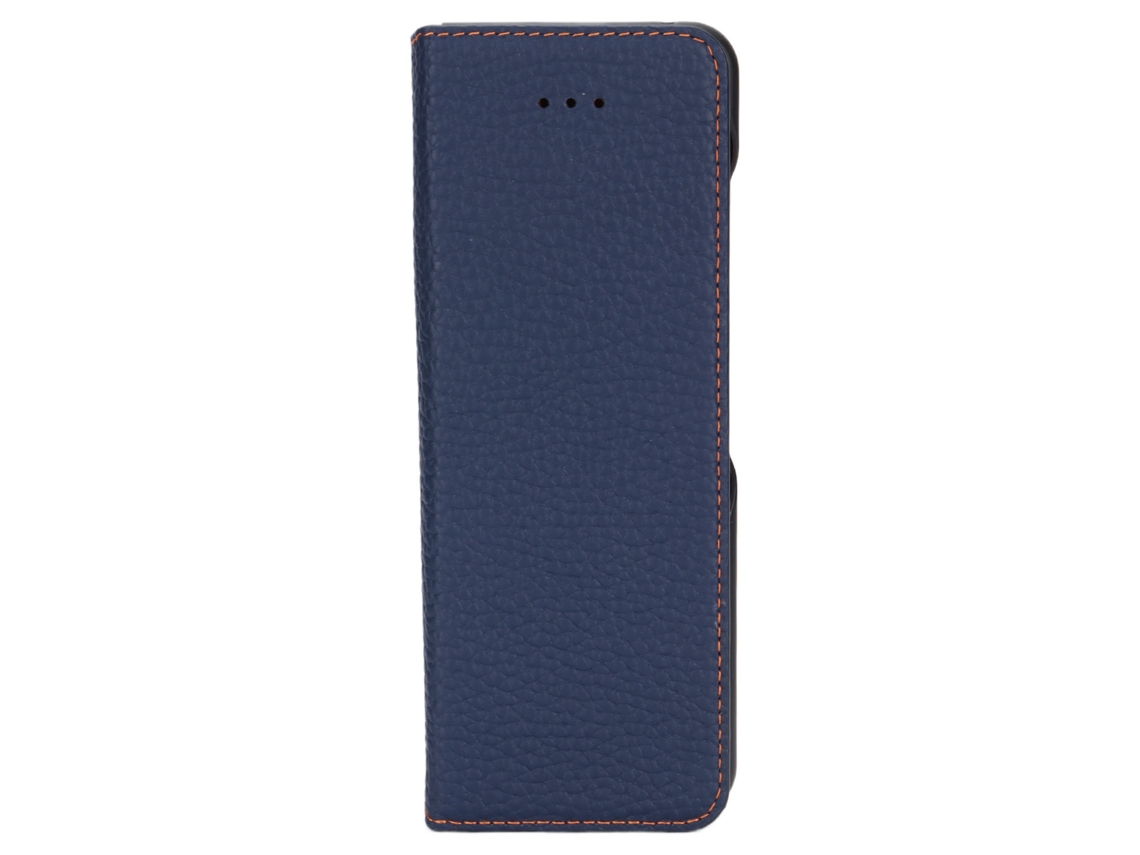 Capa de Couro LAXISCREED Samsung Fold Azul Escuro