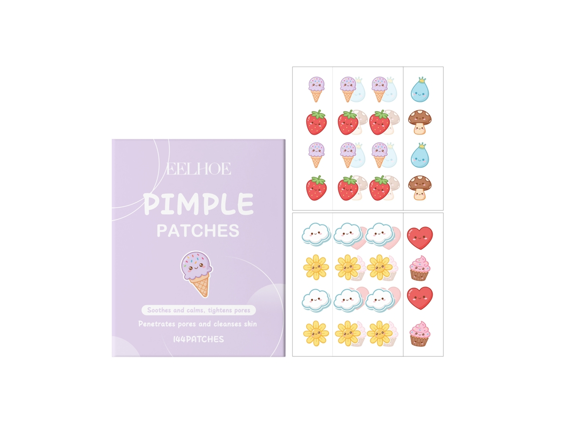 Patch Acne Soothing de Estilo Cartoon para Reduzir Acne e Vermelhidão LAXISCREED
