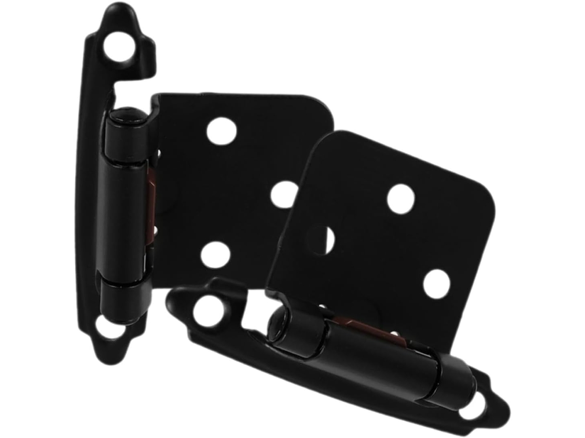 Dobradiças De Fechamento Automático Sherchpry 2 Unidades Para Armários Rv Com Design Sobreposição Parcial, Em Aço, 1