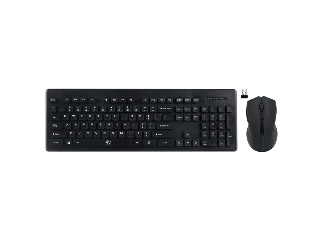 Conjunto Sem Fio Rebeltec: Teclado + Mouse Millenium