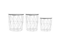 Coffee Table, Coffee Tables Vidaxl Branco Metal (n/a)