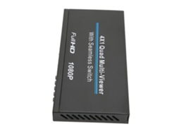 Switcher Quad Multi Viewer Hd Interface Multimídia 4X1 1080P Suporte 3D 1.4 Compatível HURRISE