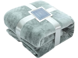 Manta de Flanela Lisa Fansu Grande Felpuda e Moderna Super Macia Quente Ideal para Cama Adequada Todas as Esta