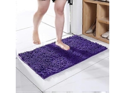 Tapete Antiderrapante De Microfibra Chenille Para Banheiro, Tapete Ryama Superabsorvente Para Chuveiro