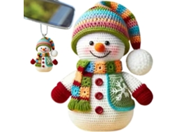 Enfeites Natal Acrílico Formato Boneco 2d Decorações Festivas Pendurar Espaços Pequenos Estar Cozinha Quarto GOKOCO
