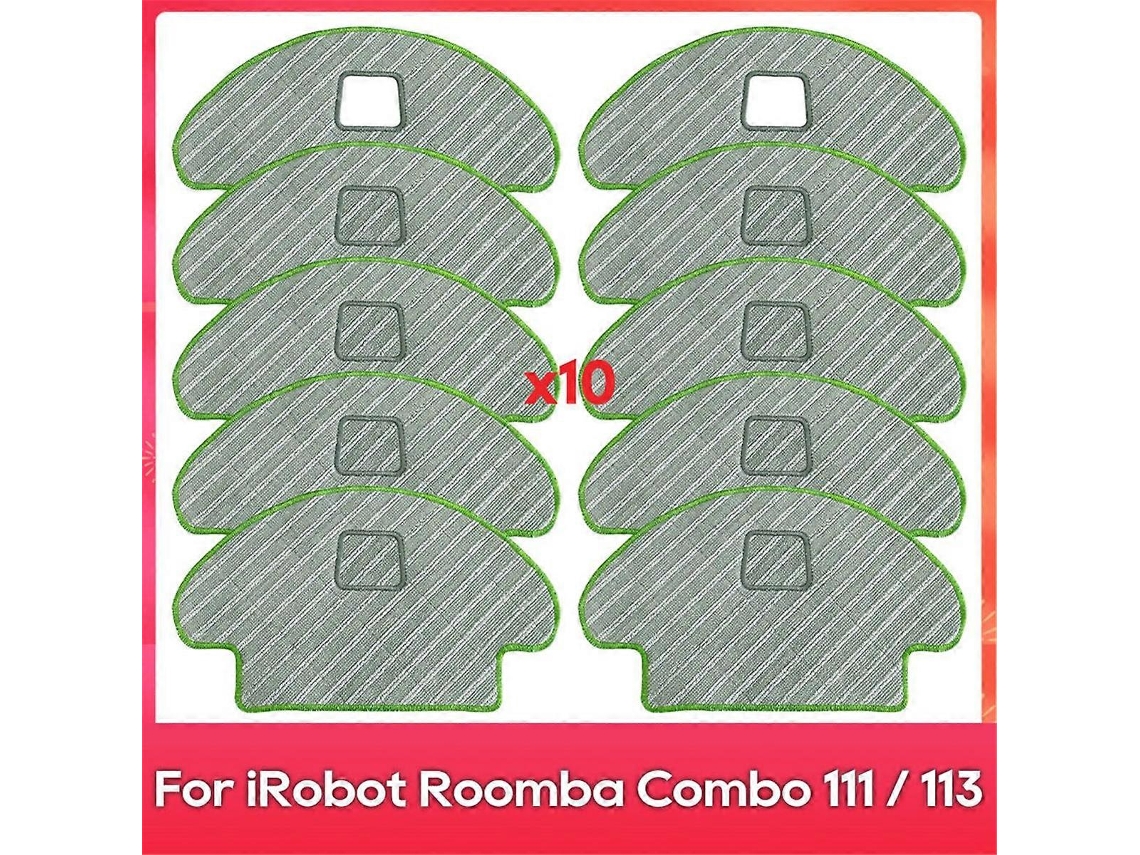 Panos De Esfregão Para Aspirador De Pó Robô Romba Combo 111/113/r113840, Peças E Acessórios Brilvibera