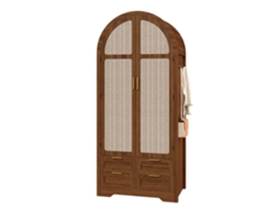 Guarda-roupa Moderno, Portas Curvas, Espaço Armazenamento, Roupa + Gavetas, Luxo, Quartos/entradas-xm