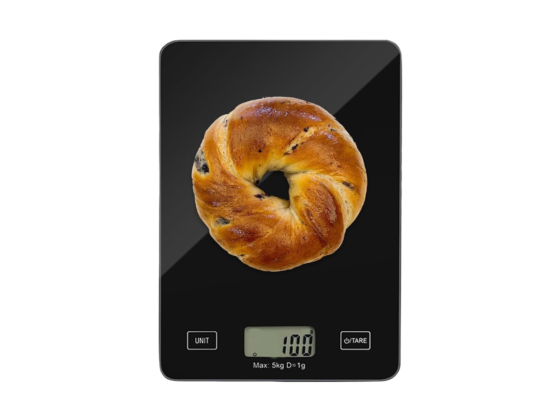 Balança De Cozinha Digital | Ferramenta Medição Com Visor Lcd E Precisão 1g Alimentos Ideal Cozinhar, Preparar