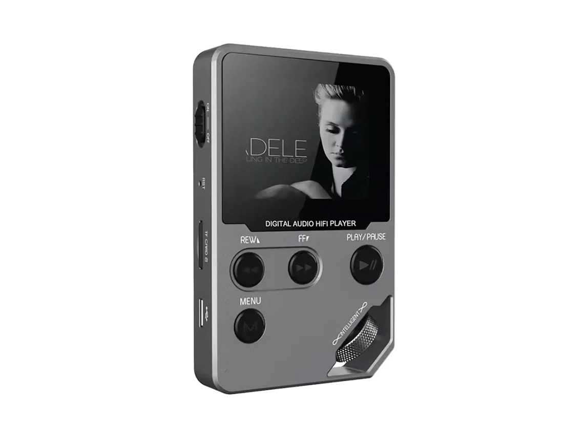 Walkman C5, Leitor De Música Digital Hifi Sem Perdas, Novo Bluetooth, Alta Qualidade, Mp4, Cinzento, 8 Gb Sfushos