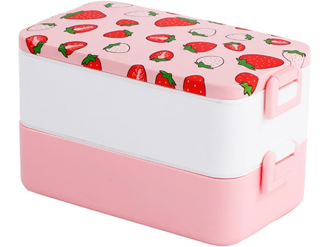 Marmita Portátil Feita De Pp Durável E Prático, Com Isolamento Térmico De 2 Camadas, Ideal Para Levar O Almoço