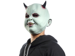 Máscara De Latex Horror Halloween Laxiscreed Com Iluminação Frontal Para Festas Assustadoras