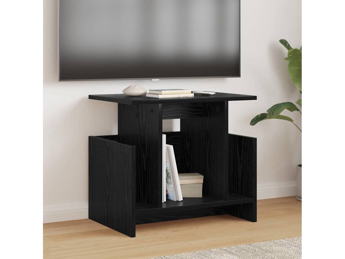 Vidaxl Suporte para Tv Carvalho Preto 50 X 35 X 45 Cm