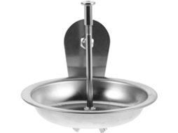 Alimentador para Pássaros Inoomp com Tigela de Aço Inoxidável, Compacto e para Gaiolas, para Papagaios e Pássaros CHABERLU