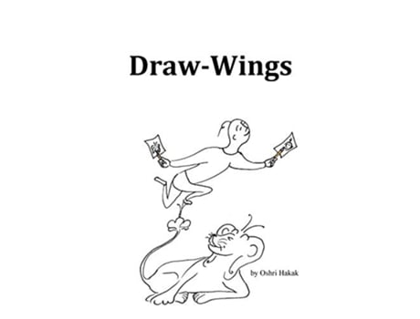 Livro DrawWings de Oshri Hakak (Inglês)