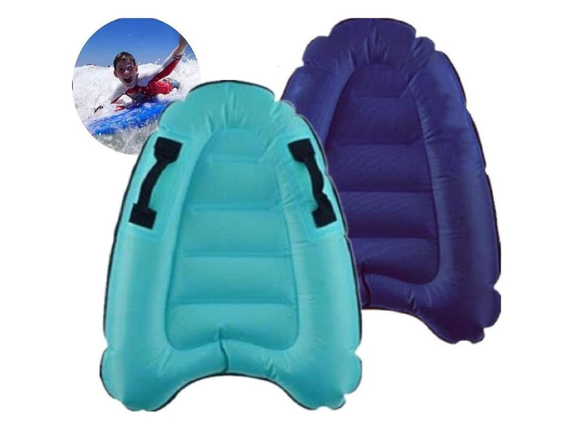 Tabla de Surf Hinchável com Alças, Flutuador Leve para Nadar, Jogo de Praia e Piscina para Crianças e Adultos | S/MARCA