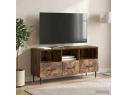 Vidaxl Gabinete Para Tv Com Gaveta Carvalho Fumado 102 X 34,5 X 50 Cm