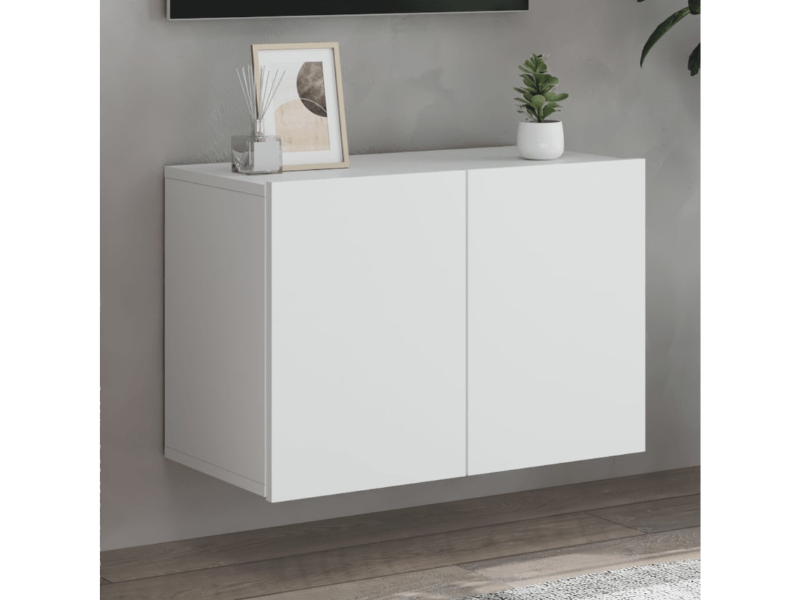 Vidaxl Móvel De Parede Para Tv 60x30x41 Cm Branco