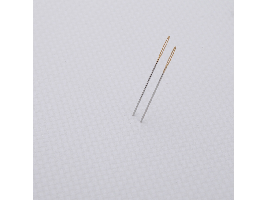 Kit Ponto Cruz Flores Roxas 14ct 36x36cm