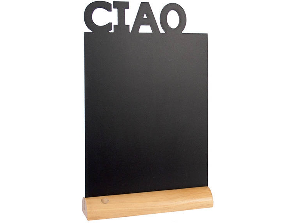 Placa ardósia SECURIT Ciao Preto