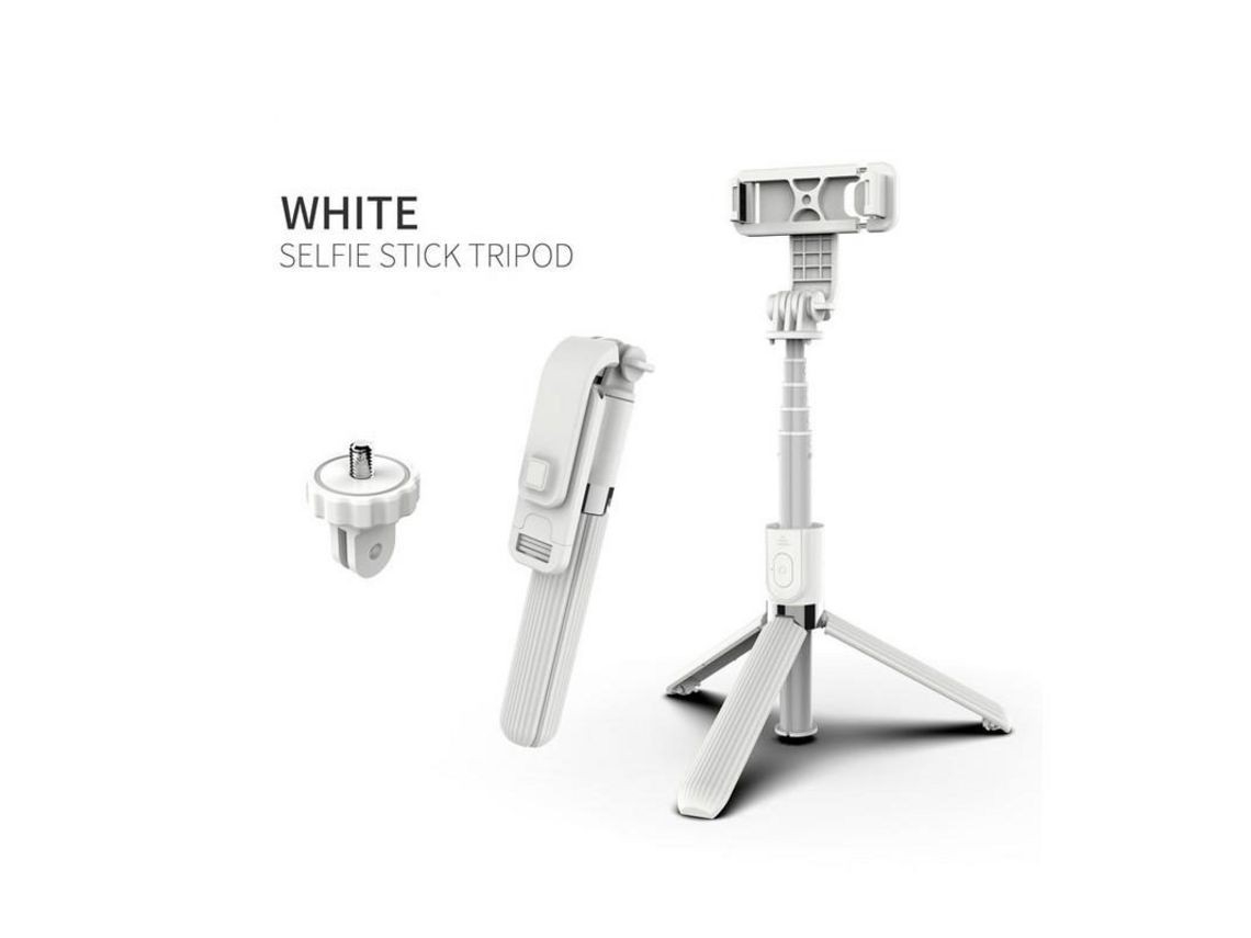 Bastão De Selfie Para Celulares - Branco