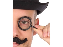 Bigode DISFRAZZES Com Monóculo (Tam: Tamanho Único )