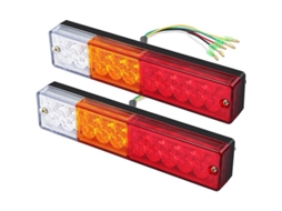 2 X Luzes De Teto Led Para Reboque Caminhão 40 Leds 12v 24v Freio Sinal De Volta Ré