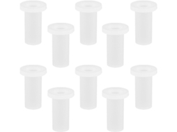 Adorainbow 10 Peças Bucha De Dobradiça Plástico Para Porta Geladeira 7mm, Bucha De Dobradiça Inferior Resistente Ao