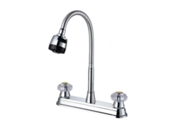 Torneira De Cozinha, Em Aço Inoxidável Escovado, Ducha Extensível Para Água Fria E Quente