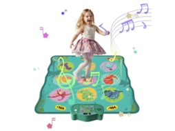 Ats tapete de Dança Dino Cartoon com Luzes Led Musicais Eletrônicas para Crianças Meninos Meninas Presente Brinquedo