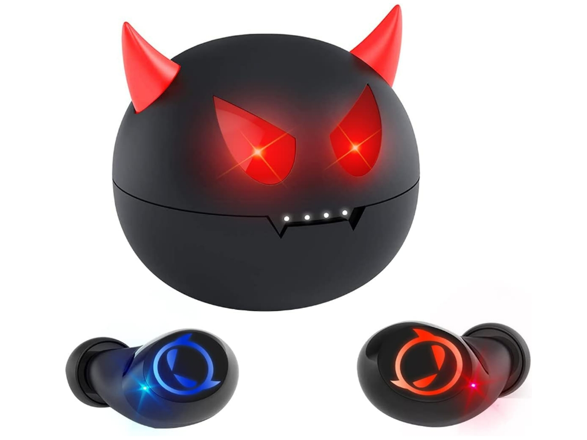 Fone de Ouvido Bluetooth 5.3 JIAPEI com Tela de Toque, Cancelamento de Ruído e Estéreo (prata)