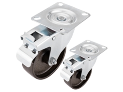 Rodízios Industriais de Metal com Freio 100 Mm 2 Unidades PRIMEMATIK.COM