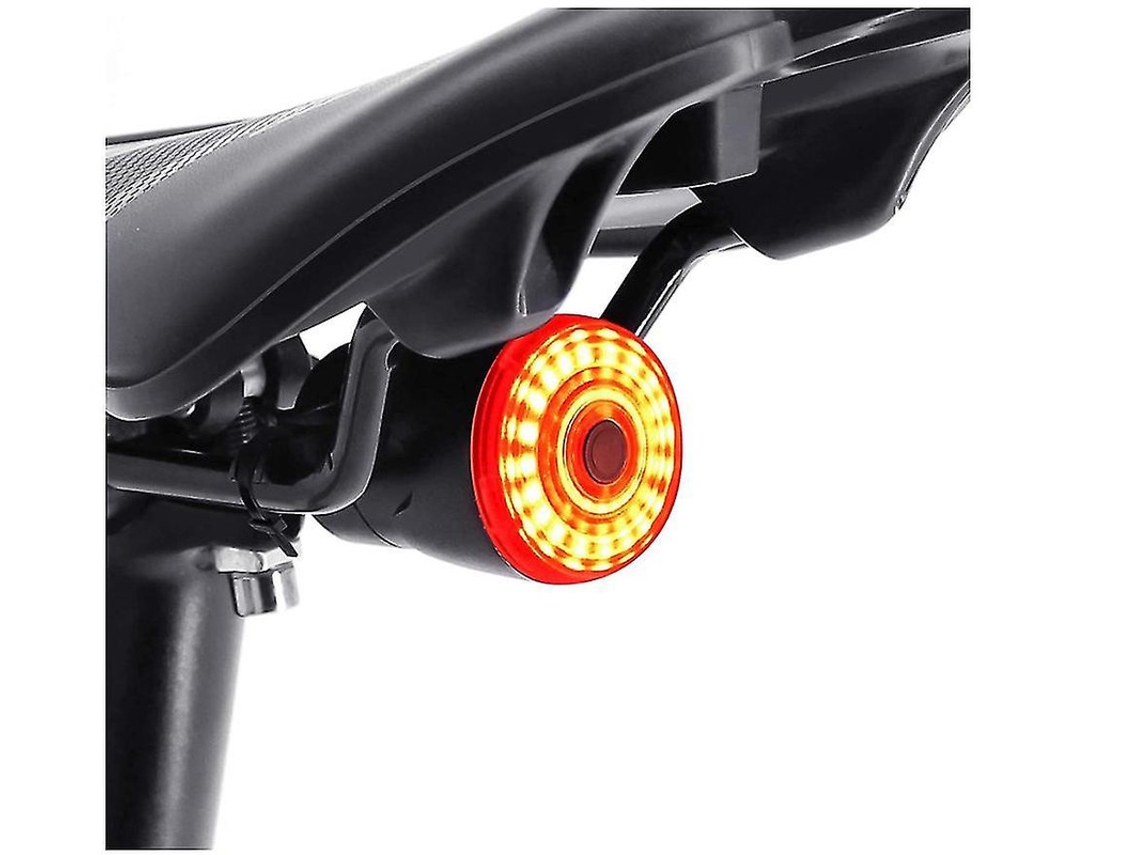 Luz Traseira Para Ciclismo Mtb Led Recarregável Usb Farol Redondo Yizhood (preto)
