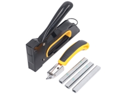 Agrafadeira Manual Pesada Kit com Remover para Decoração e Carpintaria