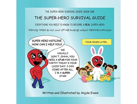 Livro The SuperHero Survival Guide de Anjula Evans (Inglês)