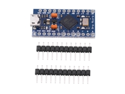 Placa de desenvolvimento Microcontrolador Pro Micro ATmega32U4, 5V/16MHz